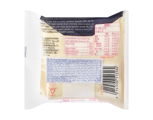 Phô Mai Lát Mozzarella 200g Zott ảnh 1