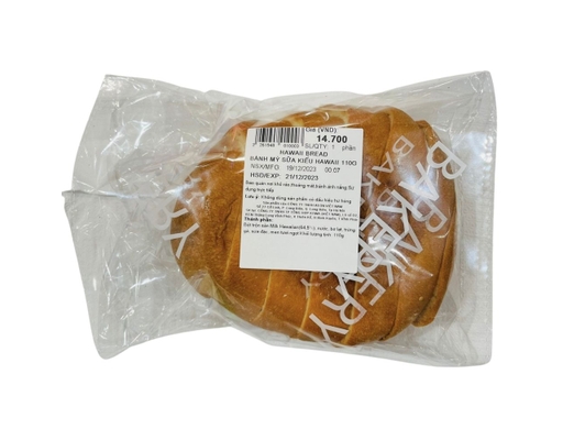 Bánh Mỳ Sữa Kiểu Hawaii 110g AEON BREAD ảnh 1