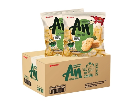 Bánh Gạo Nướng An Vị Tảo Biển 22P 175g Orion ảnh 1