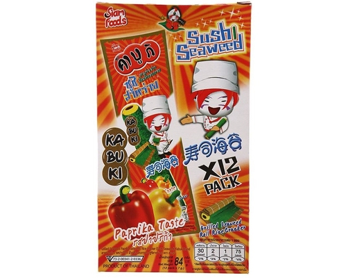 Bánh Gạo Cuộn Rong Biển Vị Cay Ngọt 84g Siam Food ảnh 1