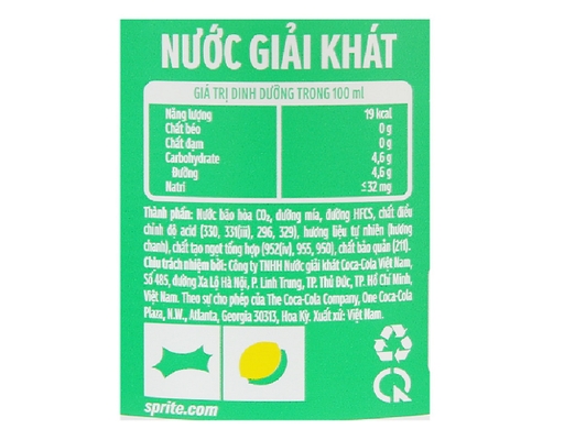 Nước Giải Khát Hương Chanh 1.5L Sprite ảnh 5