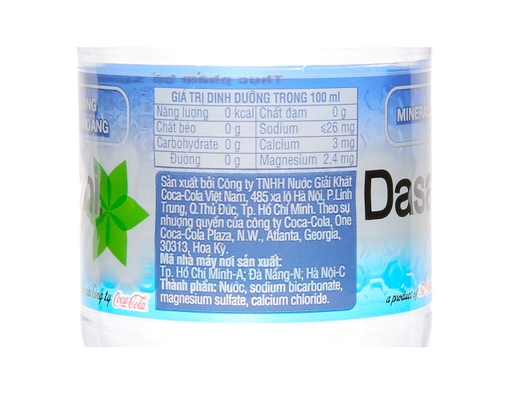 Thùng 24 Chai Nước Khoáng 510ml-08898067 Dasani ảnh 3