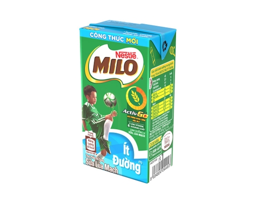 Lốc 4 hộp sữa lúa mạch ít đường Milo 110ml GIÁ TỐT - AEONESHOP
