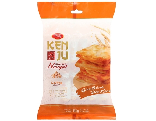 Bánh Quy Kem Dẻo Latte 155g Kenju ảnh 0