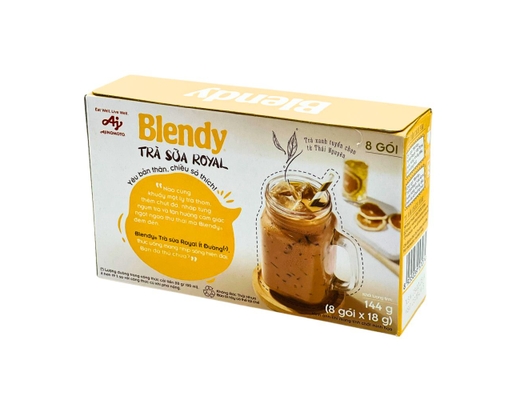 Trà Sữa Royal 8 gói x 18g Blendy ảnh 1