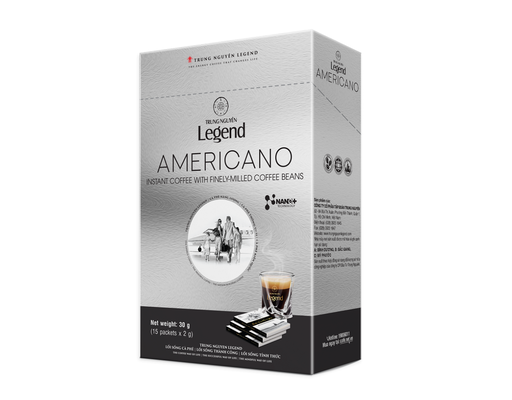 Cà Phê Legend Americano - 15 Gói x 2g Trung Nguyên ảnh 0