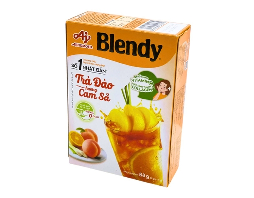 Trà Đào Hương Cam Sả 8 gói x 11g Blendy ảnh 1