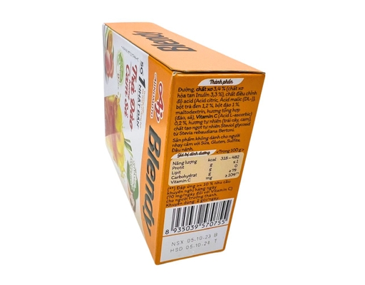 Trà Đào Hương Cam Sả 8 gói x 11g Blendy ảnh 2