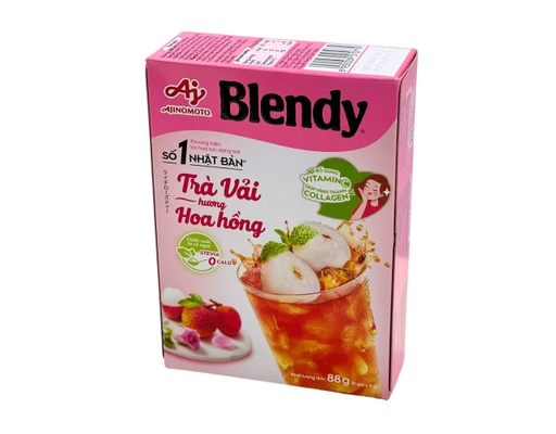 Trà Vải Hương Hoa Hồng 8 gói x 11g Blendy ảnh 1