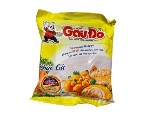 Cháo Thịt Gà Gấu Đỏ Gói 50G Gấu Đỏ ảnh 0