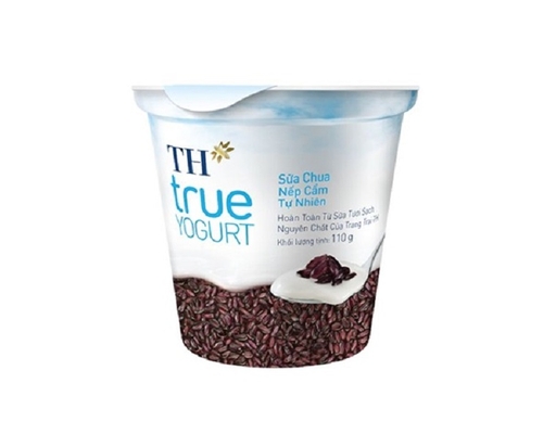 Lốc 3 Sữa Chua Ăn Nếp Cẩm Tự Nhiên 110g TH True Milk ảnh 1