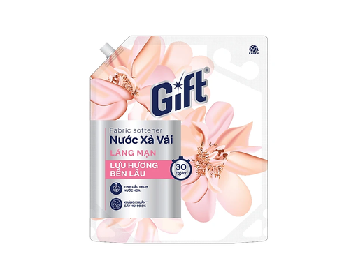 Nước Xả Vải Hương Lãng Mạn 3.2kg Gift ảnh 0