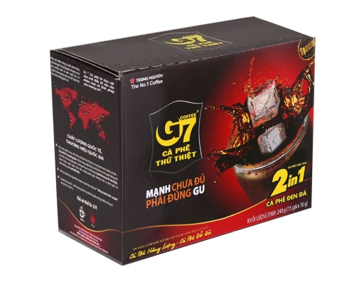 Cà Phê Đen G7 2 In 1 15 x 16g Trung Nguyên ảnh 1