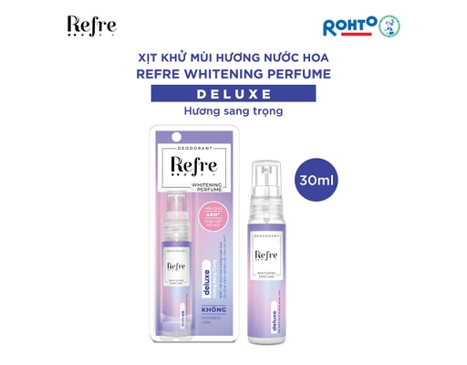 Xịt Khử Mùi Whitening Perfume Hương Sang Trọng Deluxe 30ml Refre ảnh 3