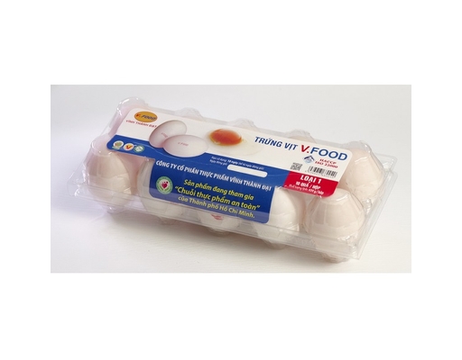 Trứng Vịt Loại 1 Hộp 10 Quả VFood ảnh 2