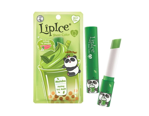 Son Dưỡng Có Màu Tự Nhiên Sheer Color Q Matcha Hương Trà Xanh Màu Hồng Tự Nhiên 2.4g LipIce ảnh 0
