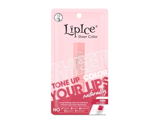 Son Dưỡng Hiệu Chỉnh Sắc Môi Rose Hồng Cam 2.4g LipIce ảnh 1