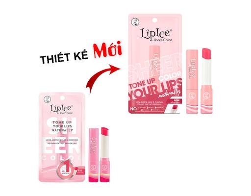 Son Dưỡng Hiệu Chỉnh Sắc Môi Rose Hồng Cam 2.4g LipIce ảnh 5