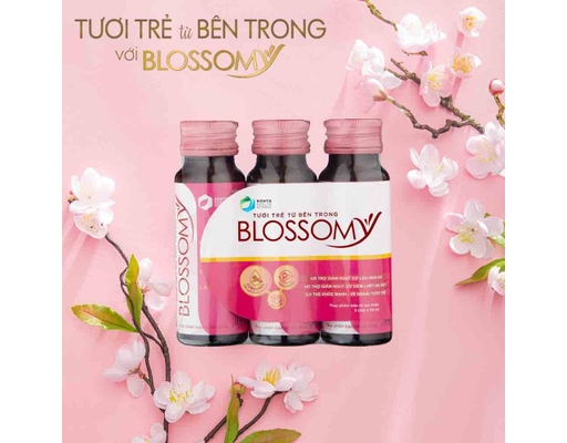 Nước Uống Đẹp Da Cải Thiện Sức Khỏe Lốc 3 Chai x 50ml Blossomy ảnh 3