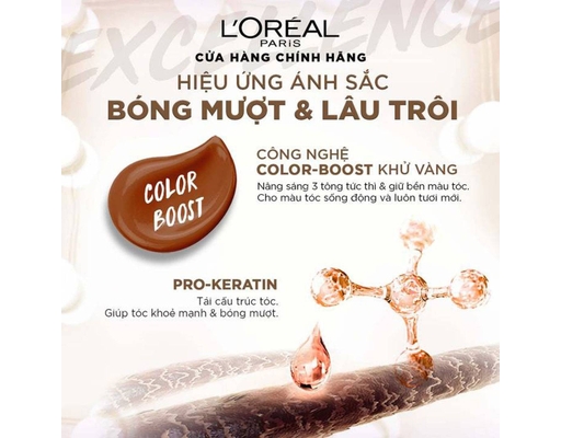 Kem Nhuộm Excellence #6.1 Màu Nâu Khói L'Oreal ảnh 3