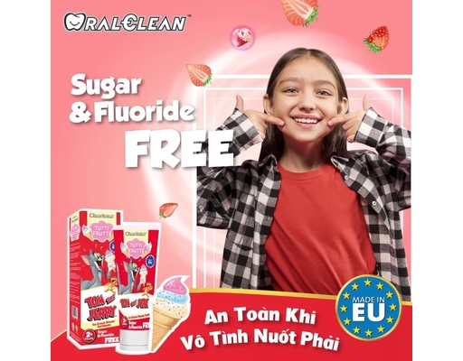 Kem Đánh Răng Trái Cây Dành Cho Trẻ Em Tutti Frutti 75ml OralClean ảnh 3