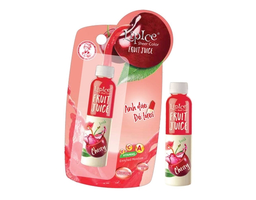 Son Dưỡng Chiết Xuất Trái Cây Fruit Juice Anh Đào Đỏ Tươi 4g LipIce ảnh 0