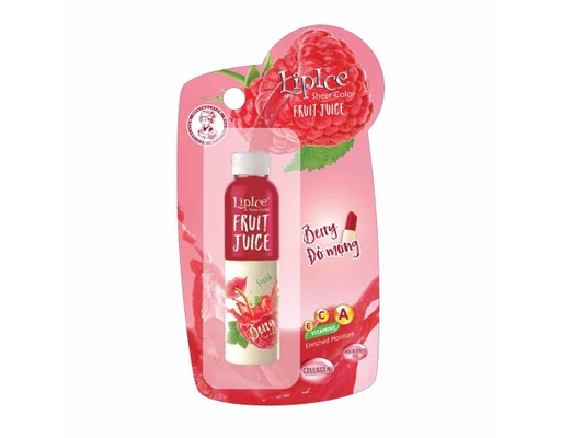 Son Dưỡng Chiết Xuất Trái Cây Fruit Juice Berry Đỏ Mọng 4g LipIce ảnh 1