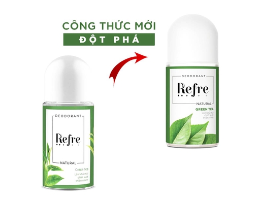Lăn Khử Mùi Ngăn Tiết Mồ Hôi Hương Trà Xanh Green Tea 40ml Refre ảnh 3