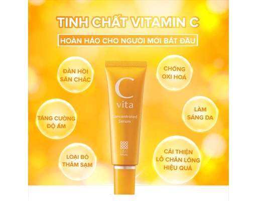 Tinh Chất Dưỡng Trắng C Vita Concentrated Serum 30g Meishoku ảnh 1