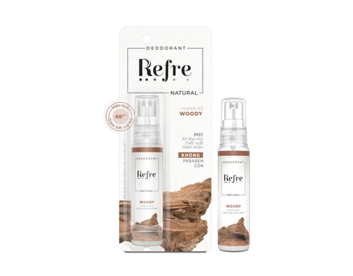 Xịt Khử Mùi Ngăn Tiết Mồ Hôi Hương Gỗ Woody 30ml Refre ảnh 0