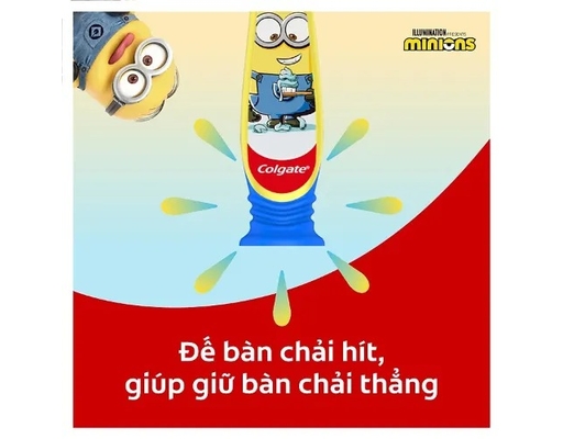 Bàn Chải Đánh Răng Trẻ Em Minion 2-5 Tuổi 1 Cây Colgate ảnh 3
