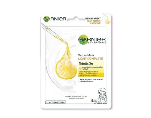 Mặt Nạ Tinh Chất Sữa Và Vitamin C Sáng Da Light Complete White Up 28g GARNIER ảnh 0
