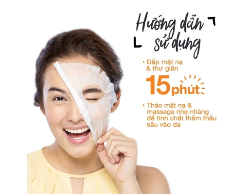 Mặt Nạ Tinh Chất Sữa Và Vitamin C Sáng Da Light Complete White Up 28g GARNIER ảnh 3