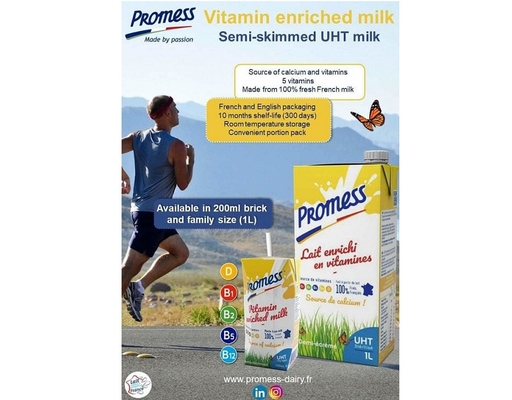 Sữa Tươi Tiệt Trùng Vitamin 1L Promess ảnh 2