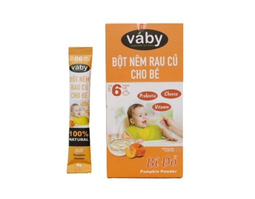 Bột Nêm Rau Củ Chín Nghĩa Foods Cho Bé Vị Bí Đỏ 6 x 8g