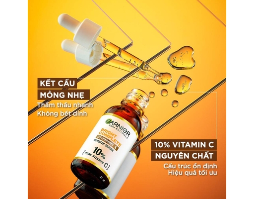 Dưỡng Chất Sáng Da 10% Pure Vitamin C 30ml GARNIER ảnh 3
