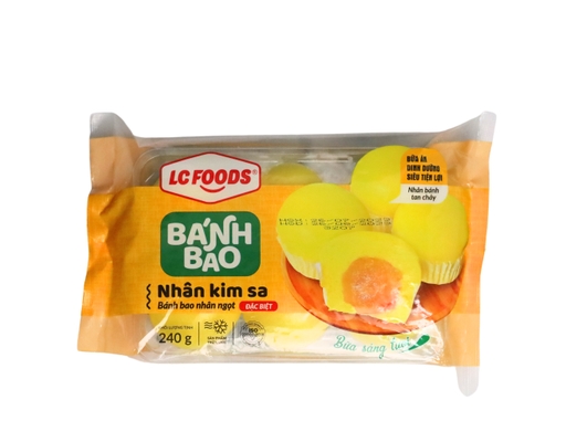 Bánh Bao Nhân Kim Sa 240g LC Foods ảnh 0