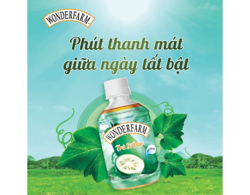Trà Bí Đao 440ml Wonderfarm ảnh 2
