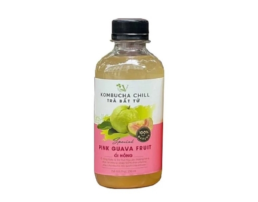Trà Vkombucha Vị Ổi Hồng 250ml Vgreen ảnh 0