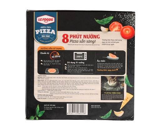 Pizza Hải Sản 140g LC Foods ảnh 1