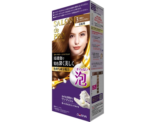 Nhuộm Tóc Phủ Bạc Dạng Bọt Màu Nâu Sáng - Bright Brown Salon De Pro ảnh 1