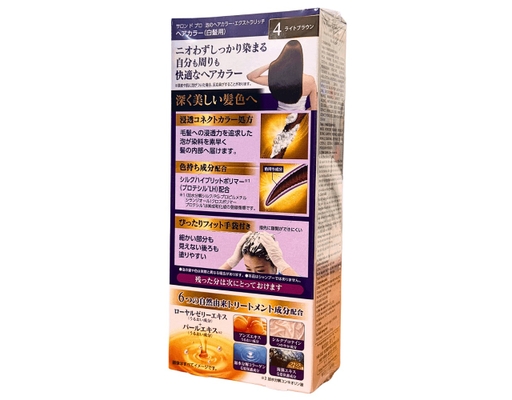 Nhuộm Tóc Phủ Bạc Dạng Bọt Màu Nâu Nhạt - Light Brown Salon De Pro ảnh 2