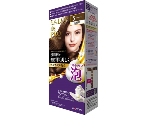 Nhuộm Tóc Phủ Bạc Dạng Bọt Màu Nâu - Brown Salon De Pro ảnh 1