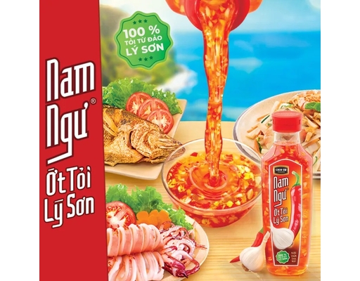 Nước Chấm Ớt Tỏi Lý Sơn 300ml Nam Ngư ảnh 1