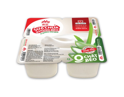 Sữa Chua Không Béo Nha Đam 4 x 100g Morinaga ảnh 0