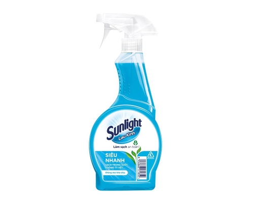 Nước Lau Kính Siêu Nhanh Sạch Trong Suốt 520ml Sunlight ảnh 0