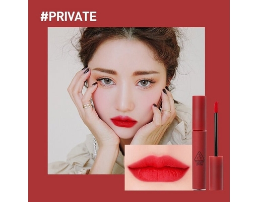 Son Kem Lì Velvet Lip Tint Màu Đỏ Lạnh - Private 4g 3CE ảnh 2
