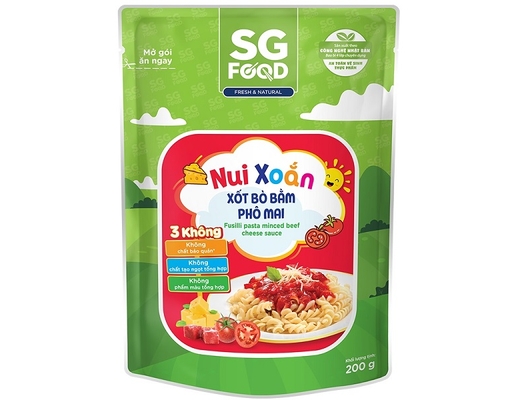 Nui Xoắn Xốt Bò Bằm Phô Mai 200g Sài Gòn Food ảnh 0