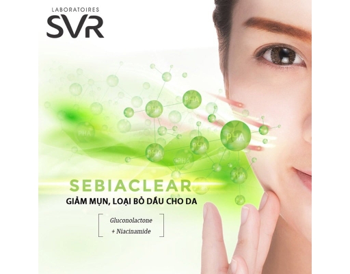 Gel Rửa Mặt Cho Da Dầu Sebiaclear Gel Moussant 55ml SVR ảnh 3
