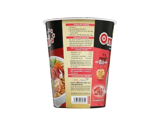 Mì Omachi Sợi Khoai Tây Xốt Bò Hầm Ly 70G Omachi ảnh 1